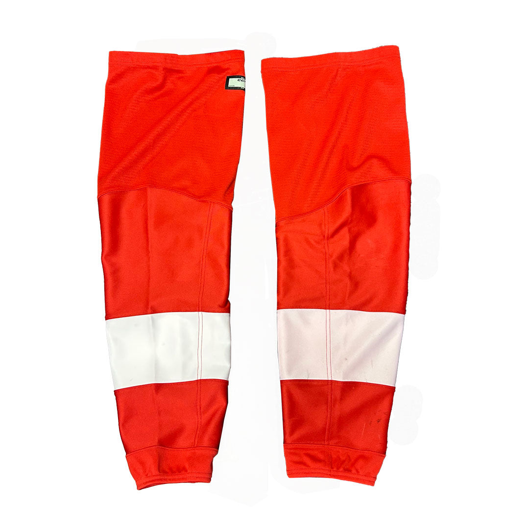 OHL - Chaussettes de match CCM d'occasion (rouge/blanc)